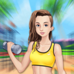 Logo of Fitness Girls Dress Up android Application 