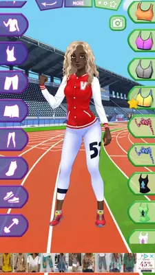 Fitness Girls Dress Up android App screenshot 4